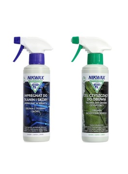 Zestaw Nikwax Shoe Cleaning Gel + Waterproofing