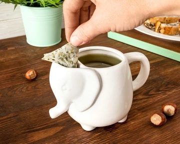 Кружка СЛОН - БЕЛАЯ - 0,5 литра ;)