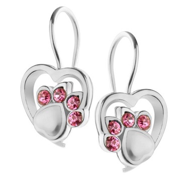 СЕРЕБРЯНЫЕ ДЕТСКИЕ СЕРЬГИ НА НОЖКИ, СЕРЕБРО