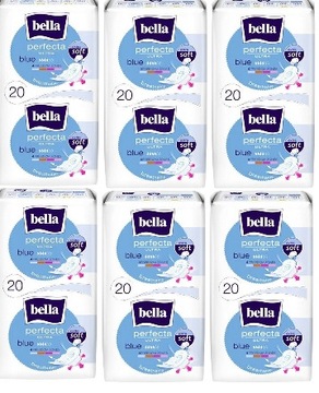 Pakiet Podpaski Bella Perfecta Ultra Blue ze skrzydełkami 20 szt. x 6=120