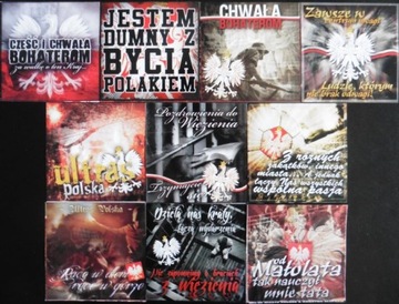 (A) POLSKA 5. Stara edycja. Vlepki wlepki nalepki