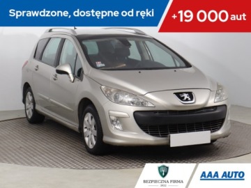 Peugeot 308 I Kombi 1.6 HDi 16V 109KM 2009 Peugeot 308 1.6 HDi, Salon Polska, Klima