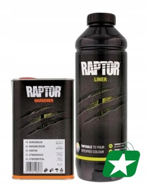 RAPTOR ŚRODEK OCHRONNY CZARNY U-POL 1L+