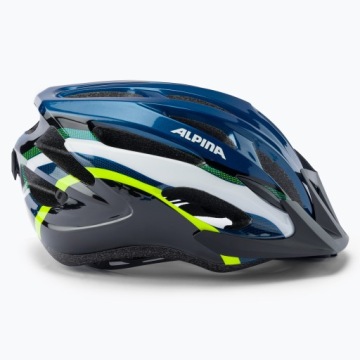 Велосипедный шлем Alpina MTB17 Darkblue-Neon - 58 - 61