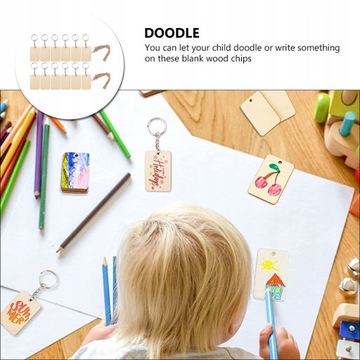 60шт деревянный дом своими руками деревянный брелок