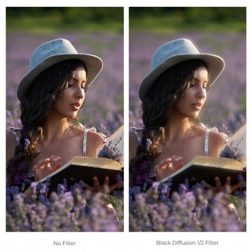 Диффузионный фильтр Black Mist 1/2 72 мм Nano-C K