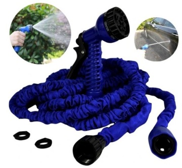 Расширяемый садовый шланг X-HOSE, длина от 5 до 15 м, ПИСТОЛЕТ