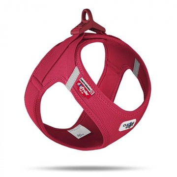 Curli Szelki dla psa Clasp Air Mesh Czerwone M