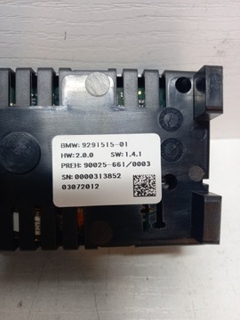 BMW 7 F01 PANEL KLIMATIZACE ZADNÍ OHŘÍVAČ KERAMICKÁ 9291515
