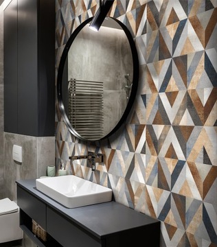 Płytka ceramiczna geometria Romb Arte 8 elementów