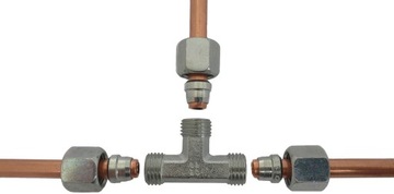 Złączka trójnikowa rury 4mm ( 4LL )