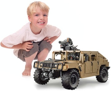 CADA БЛОКИРУЕТ ВОЕННЫЙ АВТОМОБИЛЬ С ДИСТАНЦИОННЫМ УПРАВЛЕНИЕМ HUMVEE RC LED LIGHT 3935 EL