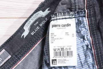 PIERRE CARDIN BLUE BOLT SPODNIE JEANSY r. 30 40/32