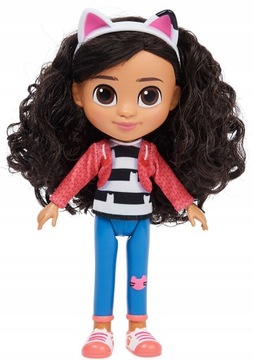 GABI'S CAT HOUSE ПОДВИЖНАЯ КУКЛА ГАББИ И ПОВЯЗКА НА ГОЛОВУ С КОШАЧЬИМИ УШАМИ 20 СМ