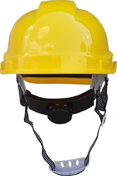 ЗАЩИТНЫЙ РАБОЧИЙ ШЛЕМ, ЖЕЛТЫЙ ШЛЕМ С РЕМЕННОЙ КОНСТРУКЦИЕЙ