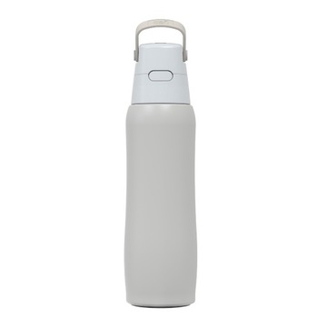 Butelka Filtrująca Dafi Stalowa SOLID Steel Perłowa 800 ml Wielorazowa