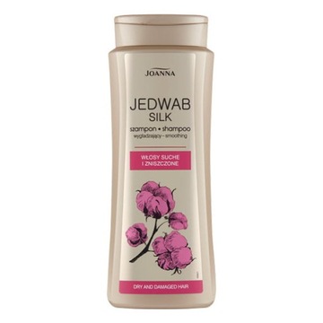 Joanna Jedwab szampon wygładzający do włosów suchych i zniszczonych