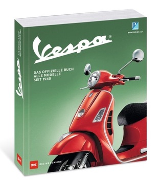 Skutery Vespa (1945-2018) duży album historia 24h