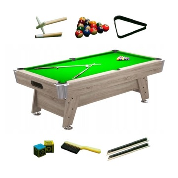 7FT Stół Bilardowy Radley Diamond Pool Sonoma Ciemna