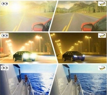 ОЧКИ HD VISION ДЛЯ НОЧНОГО ВОЖДЕНИЯ 2 ШТ. КОМПЛЕКТ НОЧНОЙ АССИГМАТИЗМ