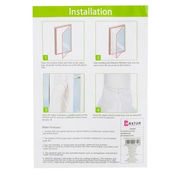 ОКОННАЯ ПРОКЛАДКА ДЛЯ ОКОН ДЛЯ КОНДИЦИОНЕРА 300СМ БЕЛАЯ ДЛЯ ОКОН