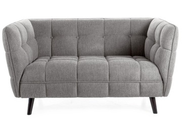 SOFA CASTELLO 2 BREGO SZARY 10 / WENGE
