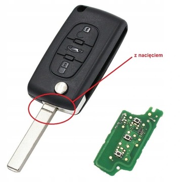 KOMPLETNY KLUCZYK Citroen C2 C3 C4 C5 Picasso