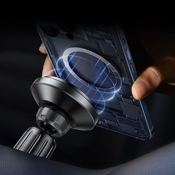 АВТОМОБИЛЬНЫЙ МАГНИТНЫЙ ДЕРЖАТЕЛЬ QI ИНДУКЦИОННОЕ ЗАРЯДНОЕ УСТРОЙСТВО для IPHONE 15W