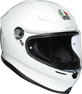 AGV K-6 Solid White Kask motocyklowy