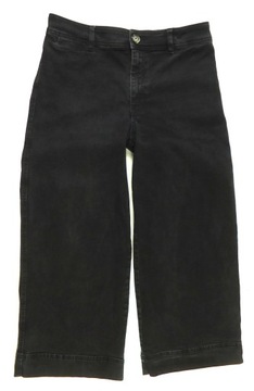 H&M spodnie damskie jeans szerokie nogawki WIDE LEG wysoki stan 42/44