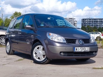 Renault Scenic II 2005 RENAULT SCÉNIC II 1.6 i 16V 115KM, LPG, Manual, 7 Miejsc, Salon Polska