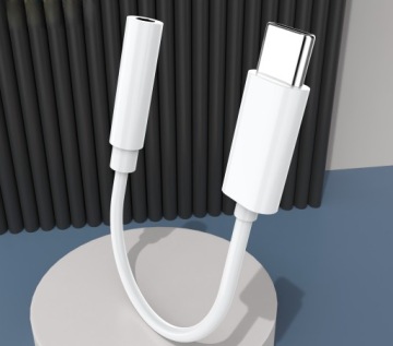 КАБЕЛЬ-АДАПТЕР USB TYPE C MINI JACK 3,5 мм AUX
