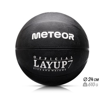 МУЖСКОЙ БАСКЕТБОЛ METEOR LAYUP №7 черный