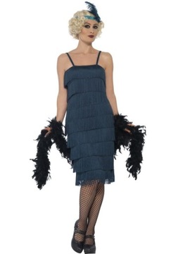 Strój FLAPPER sukienka lata 20. - M