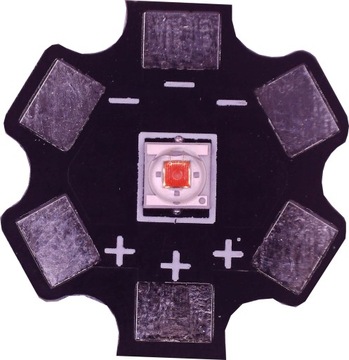 Dioda LED SMD 3535, 3W EPISTAR YELLOW 595nm, PCB