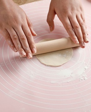 Большой силиконовый кухонный коврик для выпечки, мерная подставка для выпечки, приготовления пищи