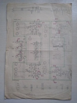 Schemat ideowy wzmacniaczy WS-303 i WS-503