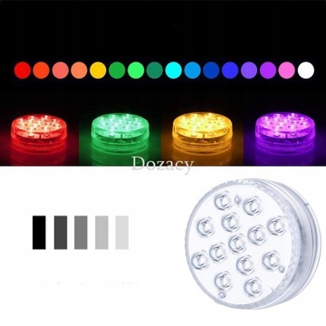 ВОДОНЕПРОНИЦАЕМАЯ RGB 13LED ЛАМПА ДЛЯ БАССЕЙНА, 4 ШТ.
