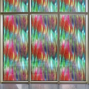 3D оконная пленка для конфиденциальности, блокирующая УФ-лучи, тонированная декоративная наклейка в стиле E