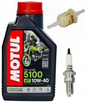 OLEJ MOTUL + ŚWIECA + FILTR Quad Bashan 200/250cc
