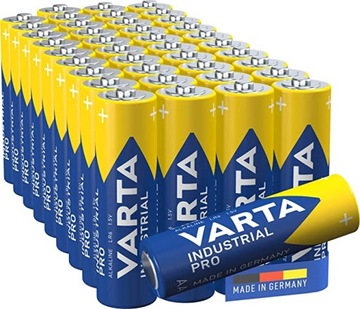 40x Bateria Varta Industrial alkaliczna AA R6 1,5V