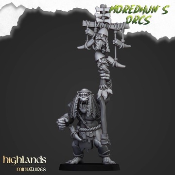 Пещерные орки с ручным оружием x10 — Highlands Miniatures