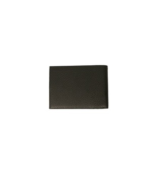 EMPORIO ARMANI skórzany portfel BI-FOLD czarny