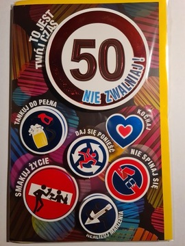 kartka urodzinowa na 50 lat