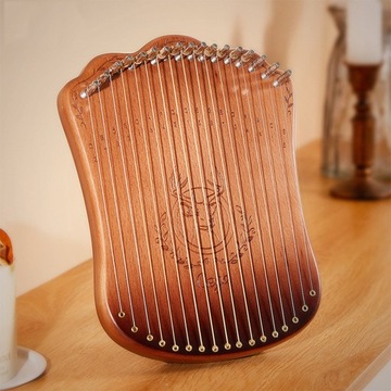 17-струнная арфа-лира портативная из массива бука