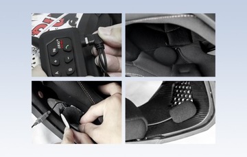 EJEAS V4PLUS INTERKOM MOTOCYKLOWY NA KASK MAX 1500M 4 OSOBY BT5.1 APLIKACJA