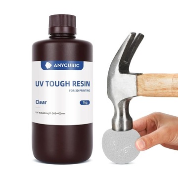 УФ смола Anycubic Tough Clear Transparent 1кг 1л