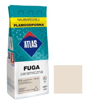 ATLAS FUGA CERAMICZNA 1-20MM 019 JASNOBEŻOWY 2KG