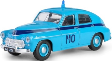 Модель 1:43, ПРЛ ВАРШАВА М20 МО, синий