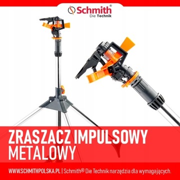 ZRASZACZ OGRODOWY PILSACYJNY PRYSZNIC NA STATYWIE STOJAKU OBROTOWY DO TRAWY